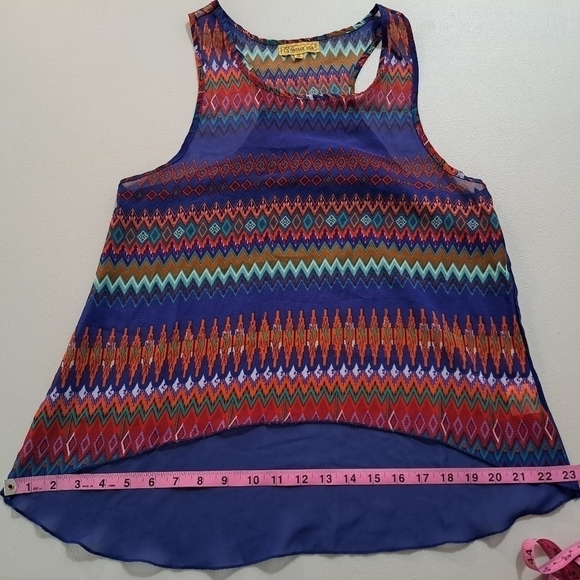 3 FOR 12 SALE Vintage USA Sheer tank top size Medium - Picture 5 of 8